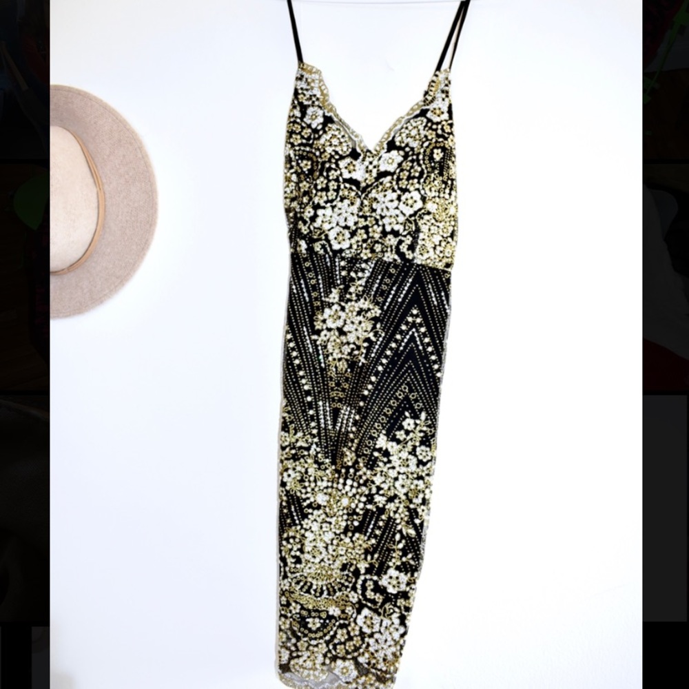 BLASHE gold dress